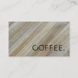 Loyalty Coffee Slår Wood look #3 Lojalitetskort