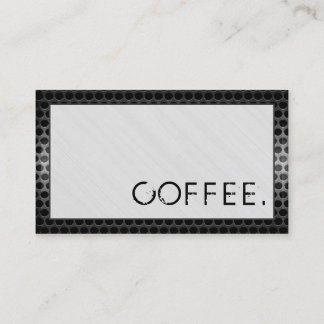 Loyalty Coffee Slår Wood look Modern Metall #4 Lojalitetskort