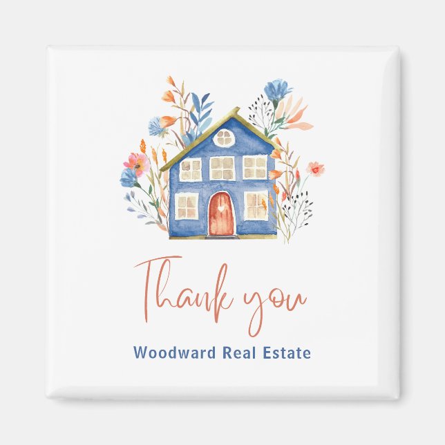 Loyalty Cute för Realtor Tack-varumärke Magnet (Framsidan)