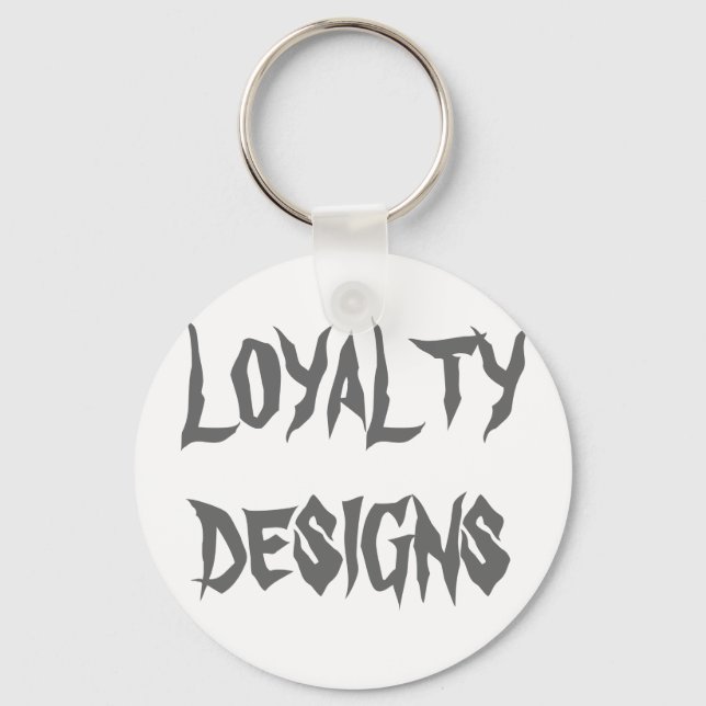 LOYALTY DESIGNS KEYCHAIN NYCKELRING (Framsida)
