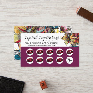 Loyalty för Lipstick-distributör Slår kort bakåt