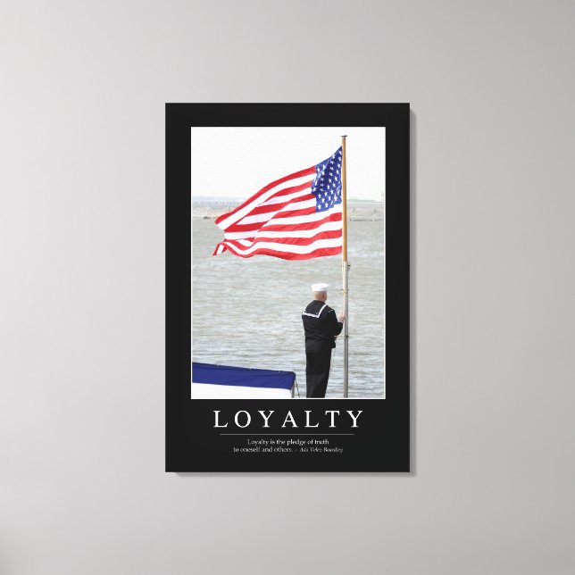 Loyalty: inspirationsoffert canvastryck (Framsida)