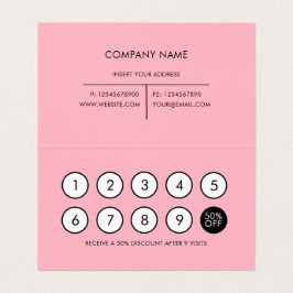 Loyalty Modern Minimalist Cherry Blommar Visitkort