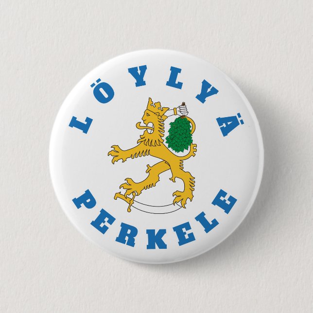 Löylyä perkele - den Suomileijona saunooen - Knapp (Framsida)