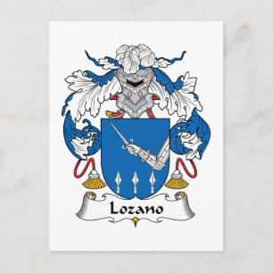 Lozano Family Crest Vykort