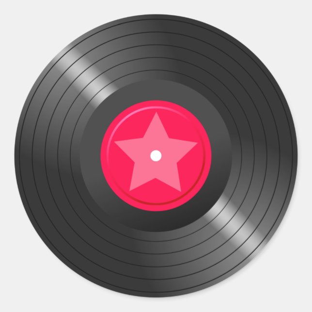 LP-post02 Runt Klistermärke (Framsida)