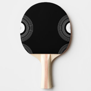 Lp-vinyl på svart pingisracket
