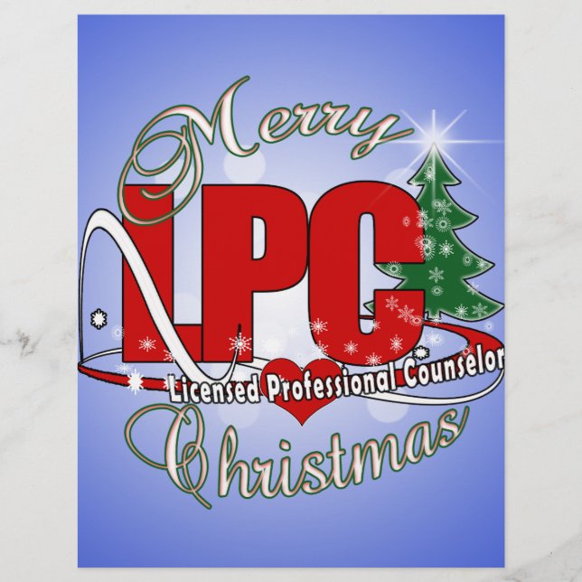 LPC CHRISTMAS Licensed Professionell Counselor (Framsida)