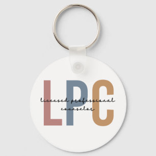 LPC Licensed Professionell Counselor Nyckelring