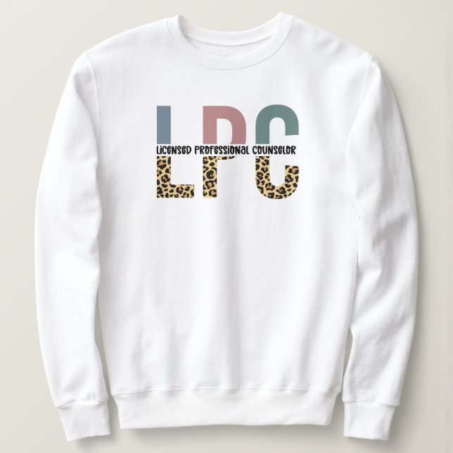 LPC Licensed Professionell Counselor T Shirt (Design framsida)