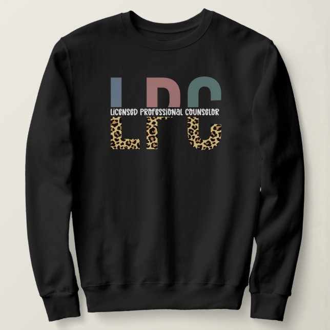 LPC-licensierad Professionell Counselor Gift T Shirt (Design framsida)