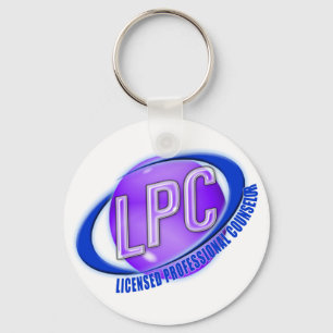 LPC SWOOSH LOGOTYP LICENSED PROFESSIONELL COUNSELO NYCKELRING