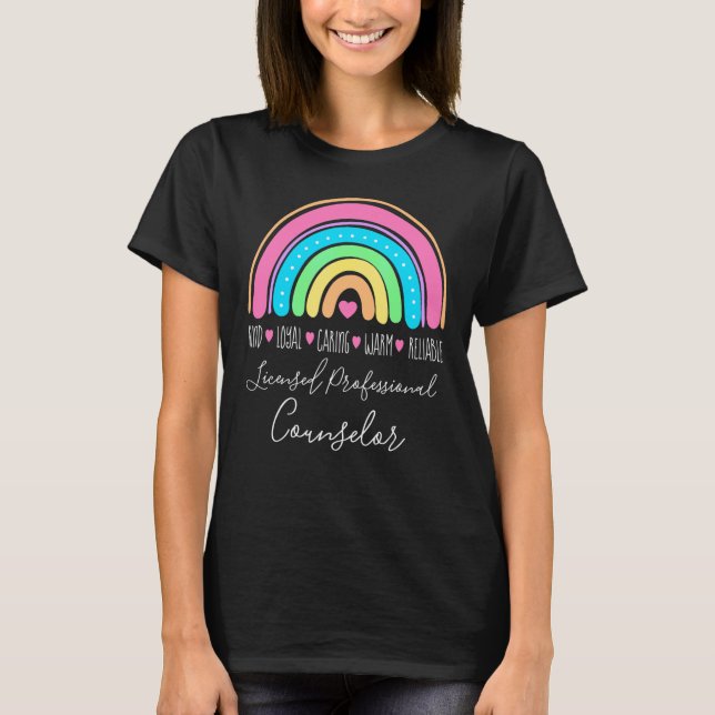 LPCC-licensierad Professionell Counselor School Co T Shirt (Framsida)