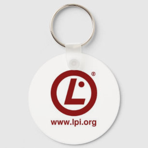Lpi-logotypen knäppas Keychain Nyckelring