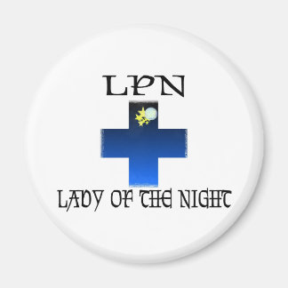 LPN-Dam i natten Magnet