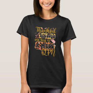 LPN Groovy Sjuksköterska Tacksam Salig Lite av ett T Shirt