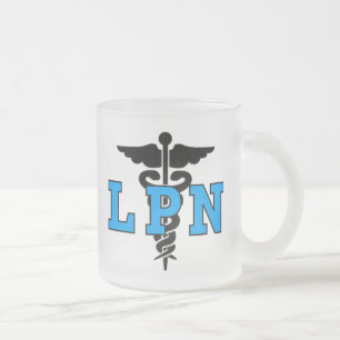 LPN-läkarundersökningsymbol Frostad Glasmugg