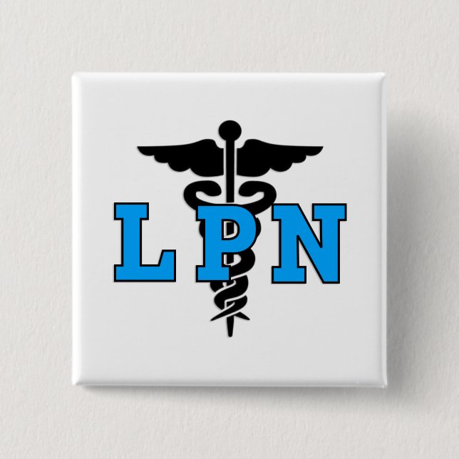 LPN-läkarundersökningsymbol Knapp (Framsida)