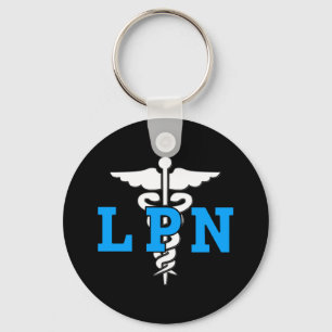 LPN-läkarundersökningsymbol Nyckelring