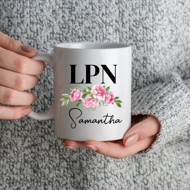 LPN-licensierad praktisk sjuksköterska Kvinnor som Mugg (Skapare uppladdad)