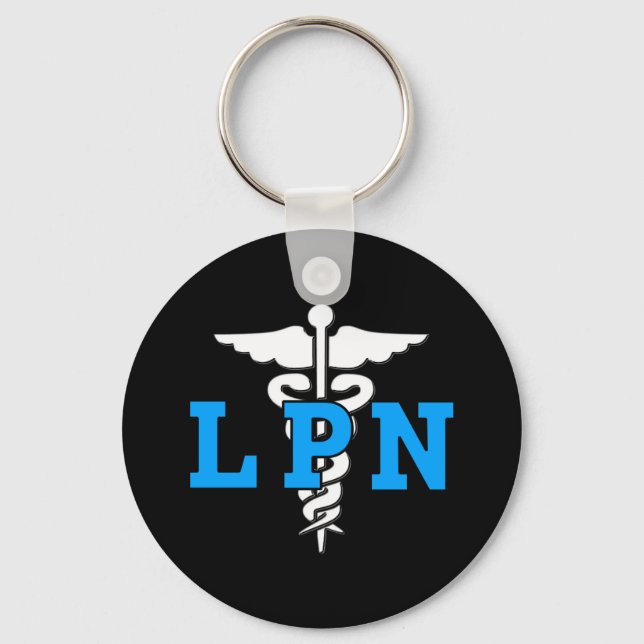 LPN-medicinsk symbol Nyckelring (Framsida)