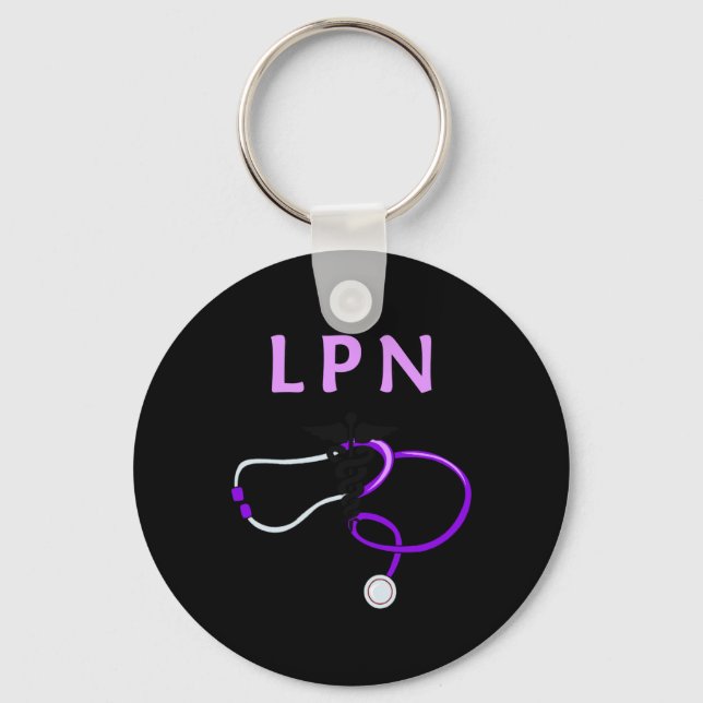 LPN Stethoscope Nyckelring (Framsida)