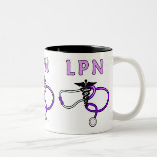 LPN-stetoskop Två-Tonad Mugg