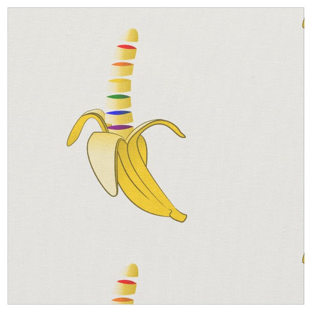 LQBQT Pride Humous Banana Tyg (Närbild)
