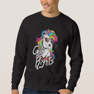 Lqbtq Flagga Gay Rainbow Flagga Pride Bisexual Gay Lång Ärmad Tröja