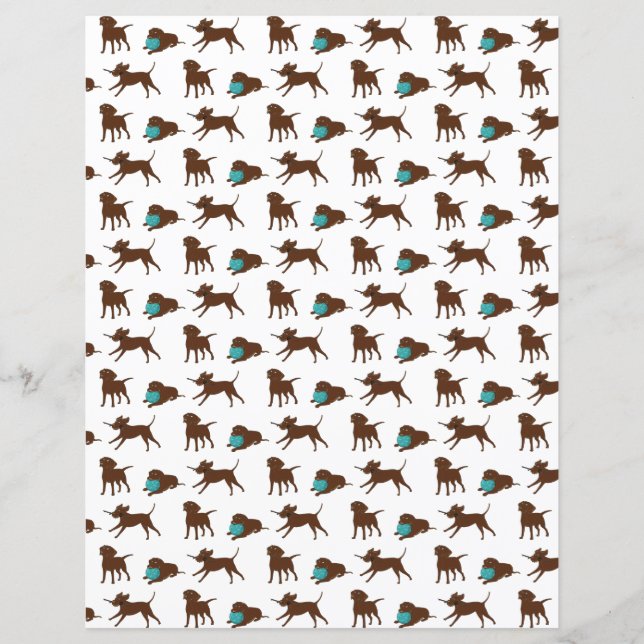 lr choklad lab tecknad serie scrapbook papper (Framsida)