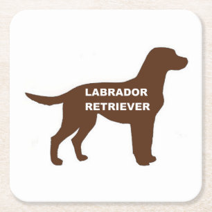 LR-choklad namn silhouette Underlägg Papper Kvadrat