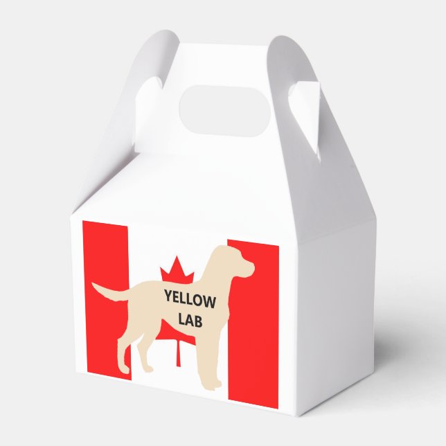 LR gul lab namn silhuette på flg Presentaskar (Framsidan Sidan)