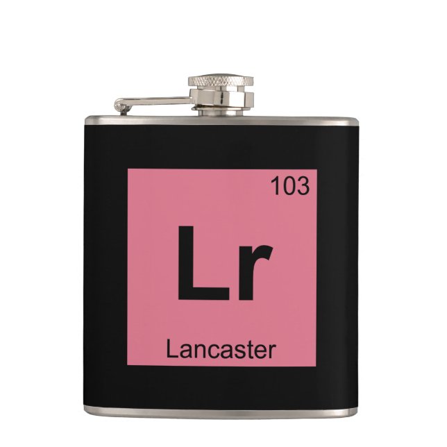 Lr - Lancaster Pennsylvania Kemisymbol Fickplunta (Framsidan)