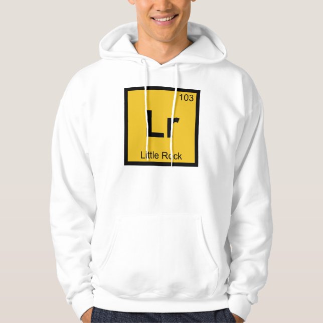 Lr - Little Rock Arkansas Kemi Periodiska Systemet Sweatshirt (Framsida)