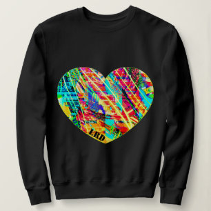 LRD Heart Patch Basic Sweatshirt T Shirt