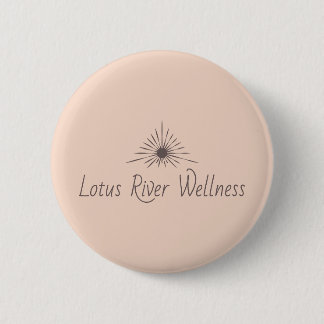LRW Sun Logo Brand Muted Blush Button Knapp