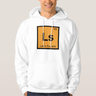 Ls - Lee's Summit Missouri Kemisymbol Stad Hoodie
