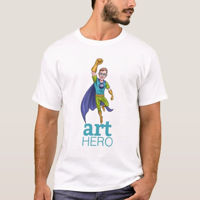 LSA Art Hero - Basic Light T-Shirt (Framsida)
