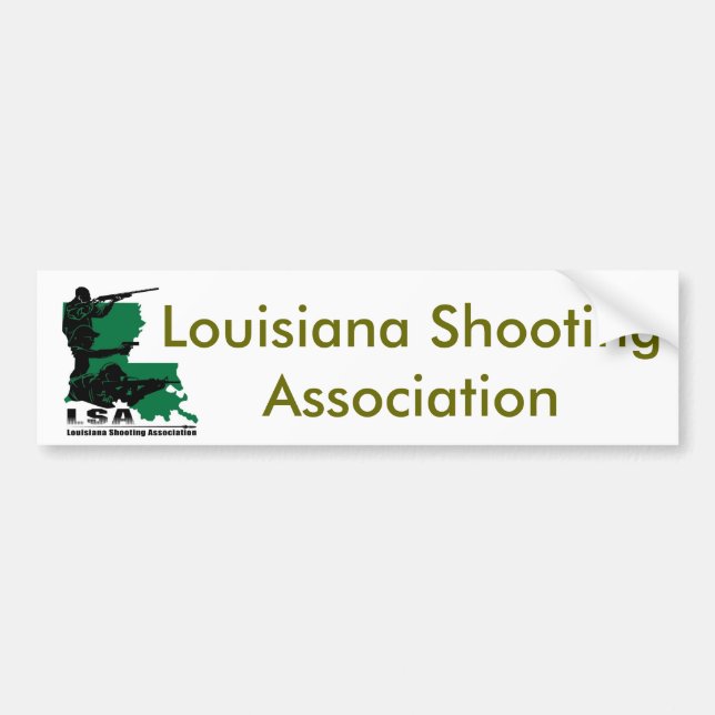 Lsa-logotyp, Louisiana som skjuter anslutningen Bildekal (Framsidan)