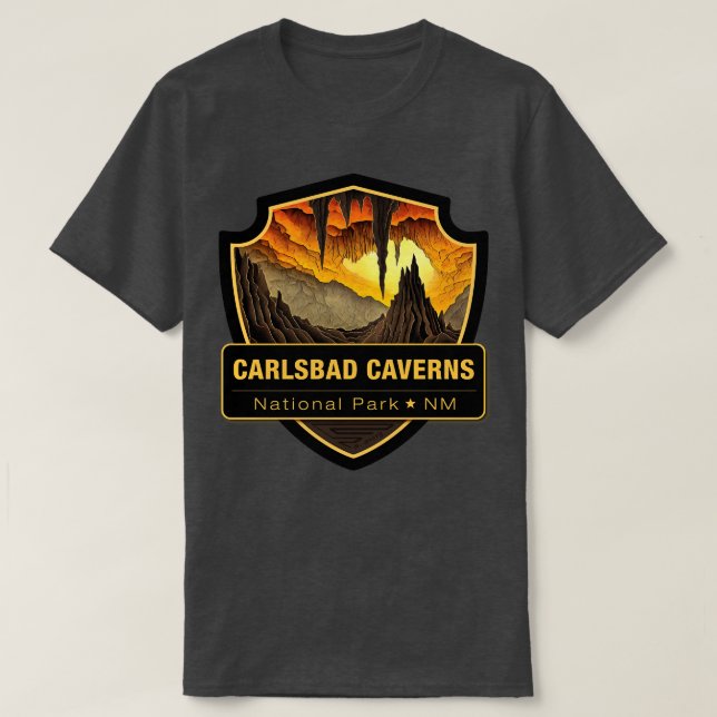 lsbad Caverns nationalpark 3 T Shirt (Design framsida)