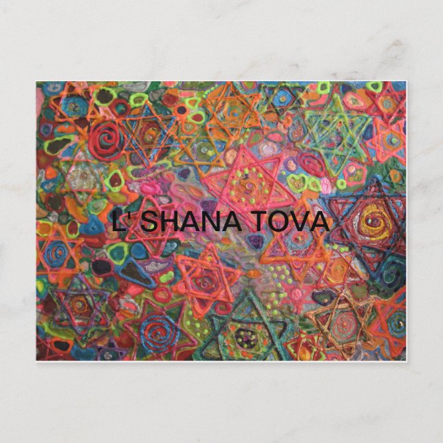 L'SHANA TOVA VYKORT (Framsida)
