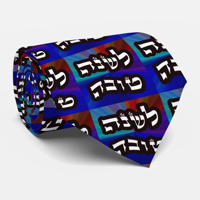 L'Shana Tovah…, (Lyckligt judiskt nytt år) Slips (Rullad)