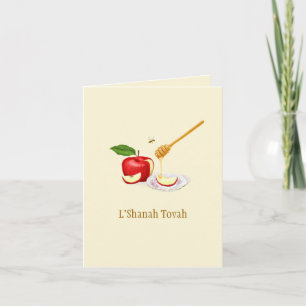 L'Shanah Tovah kort med härlig målning