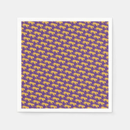 LSU Tigers Party Napkins - Tiger Print LSU Party Pappersservett