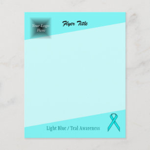 Lt Blue / Teal Standard Ribbon av Kenneth Yoncich Flygblad