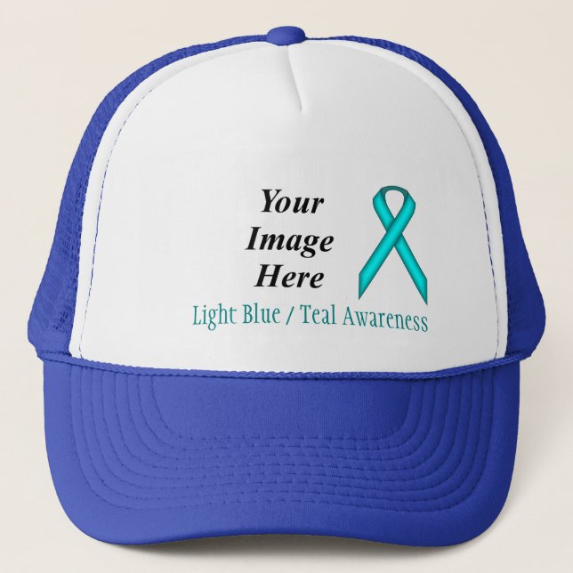 Lt Blue / Teal Standard Ribbon av Kenneth Yoncich Keps (Framsida)