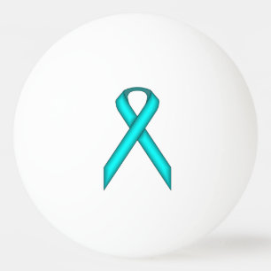 Lt Blue / Teal Standard Ribbon av Kenneth Yoncich Pingisboll