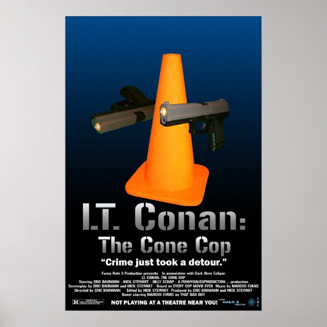 Lt. conan: Cone Cop-filmen Poster (Framsidan)