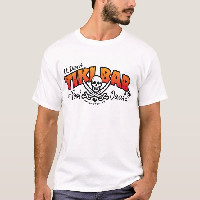 Lt. Dans Tiki pub & bassängoasMerchandise T-shirt (Framsida)