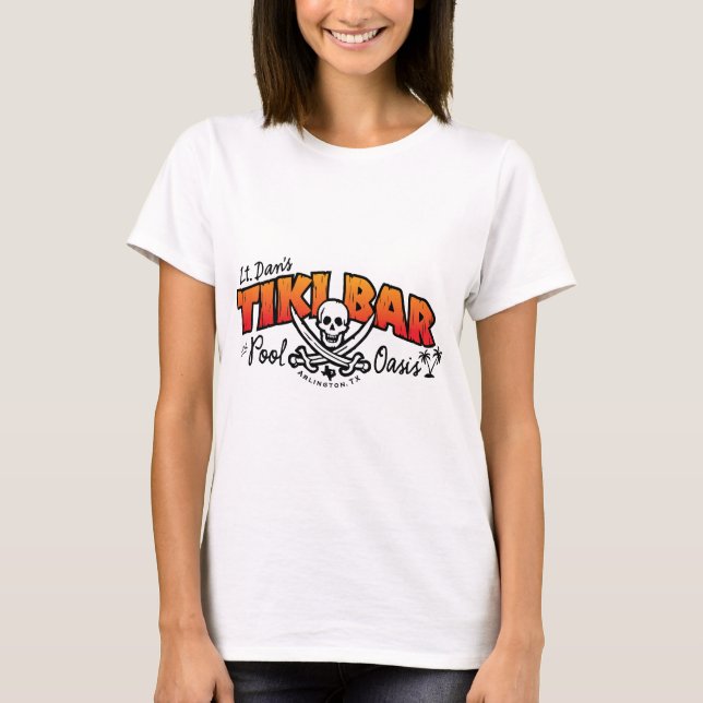 Lt. Dans Tiki pub & bassängoasMerchandise Tee (Framsida)